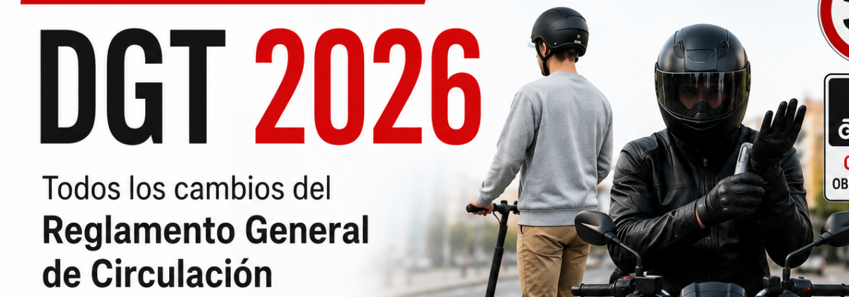 Nuevas normas DGT 2026: casco obligatorio en patinetes eléctricos, guantes para motoristas y cambios del Reglamento General de Circulación