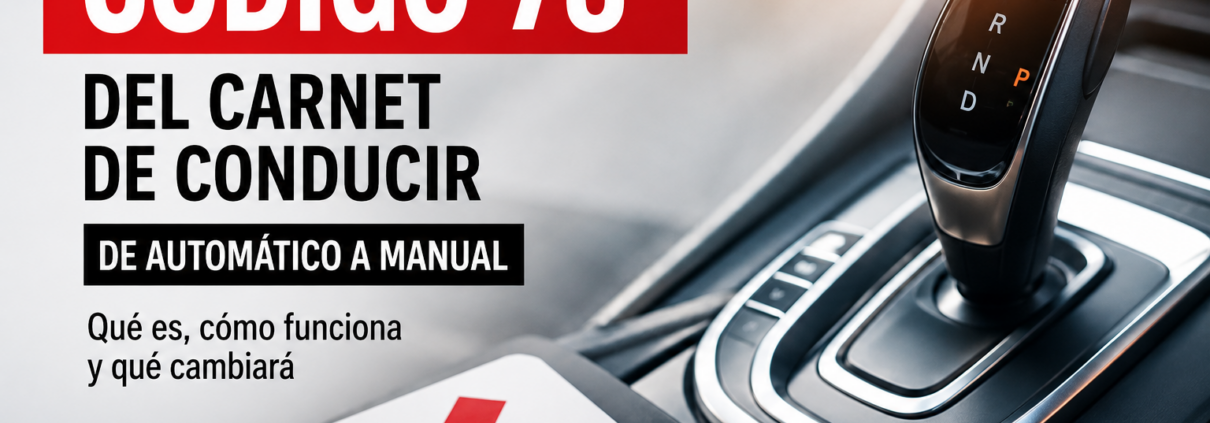 Código 78 del carnet de conducir y cambio automático