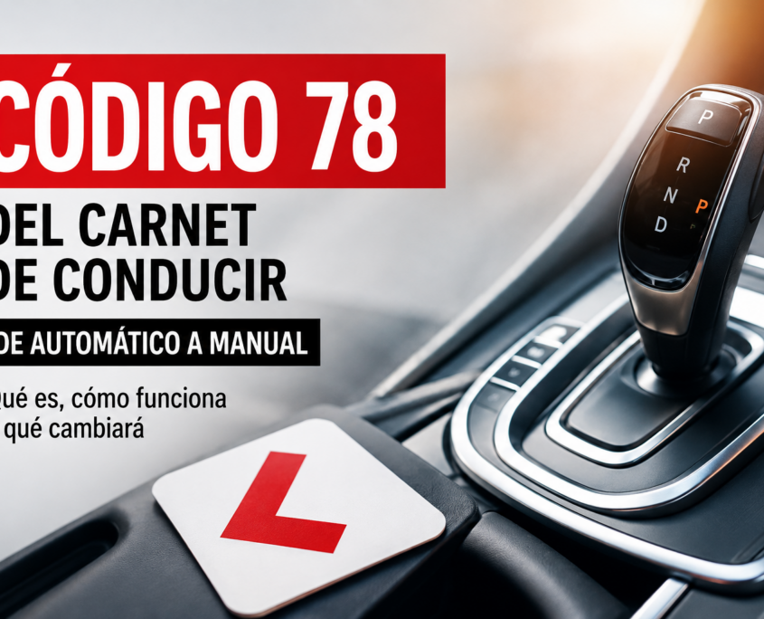 Código 78 del carnet de conducir y cambio automático