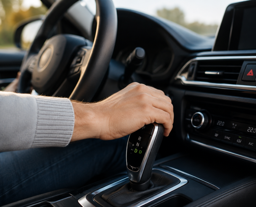 Conducción de un coche automático con permiso B